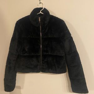 Tiger Mist Faux Fur black jacket